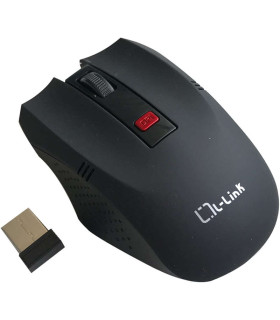 Raton optico inalambrico l - link negro