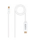 Cable nanocable conversor mini dp a hdmi mini dp - m -  hdmi - m blanco 2.0 m