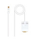 Cable nanocable conversor mini dp a vga mini dp - m -  vga - m blanco 3.0 m