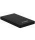 Caja externa tooq tqe - 2527b para hdd - ssd 2.5 pulgadas 9.5mm sata usb 3.0 negra