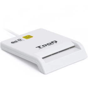 Lector de tarjetas dni tooq tqr - 210w usb 2.0 blanco