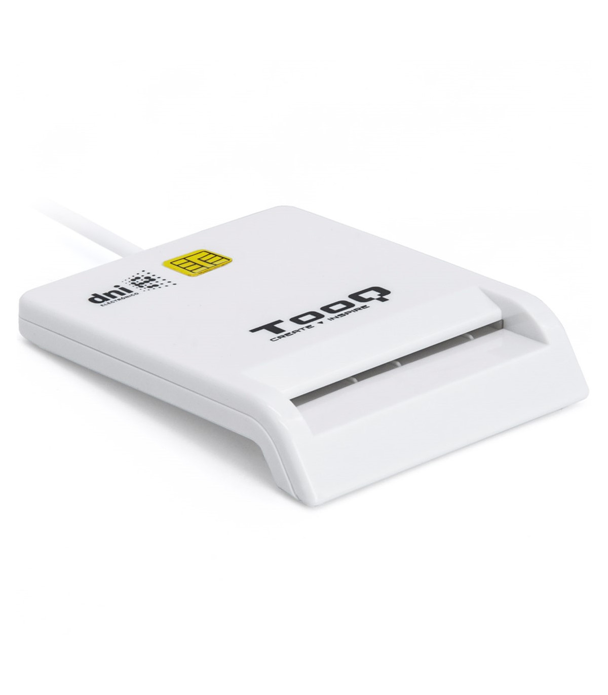 Lector de tarjetas dni tooq tqr - 210w usb 2.0 blanco