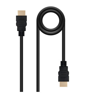 Cable nanocable hdmi macho - macho negro 1.8m