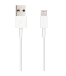 Cable nanocable usb 2.0 a iphone lightning - usb macho macho blanco 2m