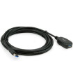 Cable alargador usb 3.0 equip a usb 3.0 macho - hembra 5m negro