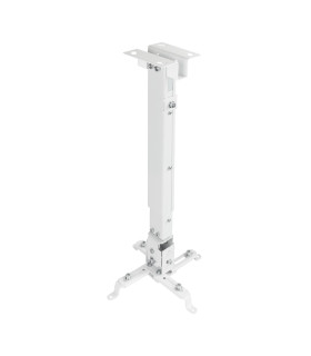 Soporte de proyector de techo tooq  pj2012t - w blanco  distancia 130 - 650 mm.