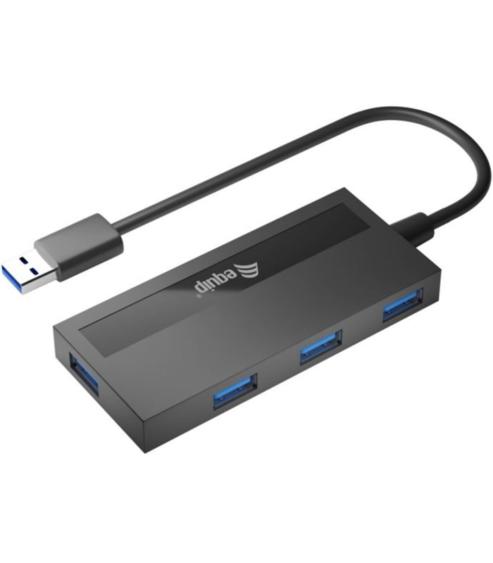 Hub usb equip life 4 x usb 3.0 + adaptador usb tipo c