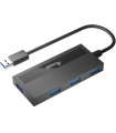 Hub usb equip life 4 x usb 3.0 + adaptador usb tipo c