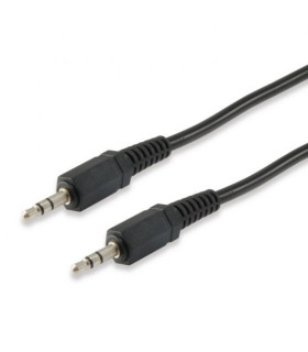 Cable audio equip mini jack 3.5mm macho macho 2.5m