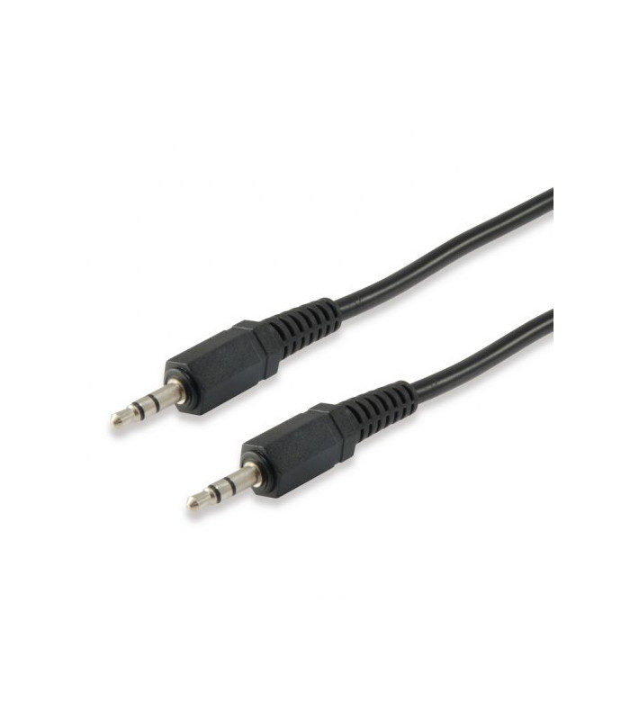 Cable audio equip mini jack 3.5mm macho macho 2.5m