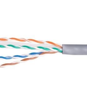 Bobina equip cat.6 u - utp rigido lsoh eco libre halogenos 305m