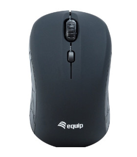 Mouse raton mini equip life optico 4 botones scroll negro wireless inalambrico 1600dpi