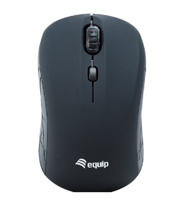Mouse raton mini equip life optico 4 botones scroll negro wireless inalambrico 1600dpi