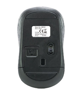 Mouse raton mini equip life optico 4 botones scroll negro wireless inalambrico 1600dpi