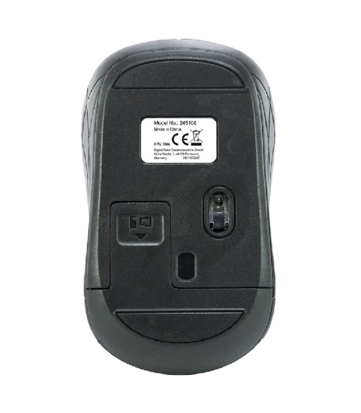 Mouse raton mini equip life optico 4 botones scroll negro wireless inalambrico 1600dpi