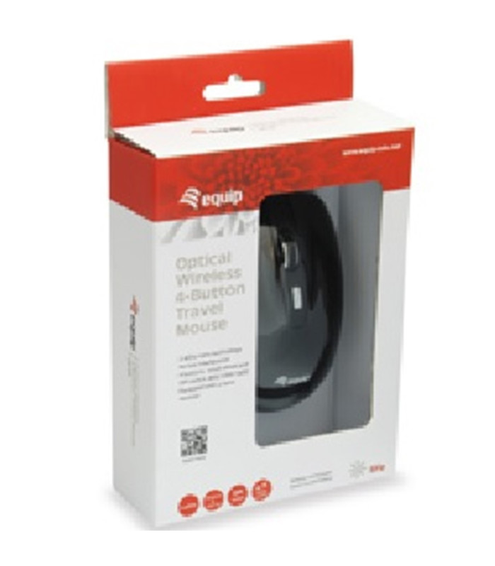 Mouse raton equip life optico - wireless inalambrico - 1600dpi