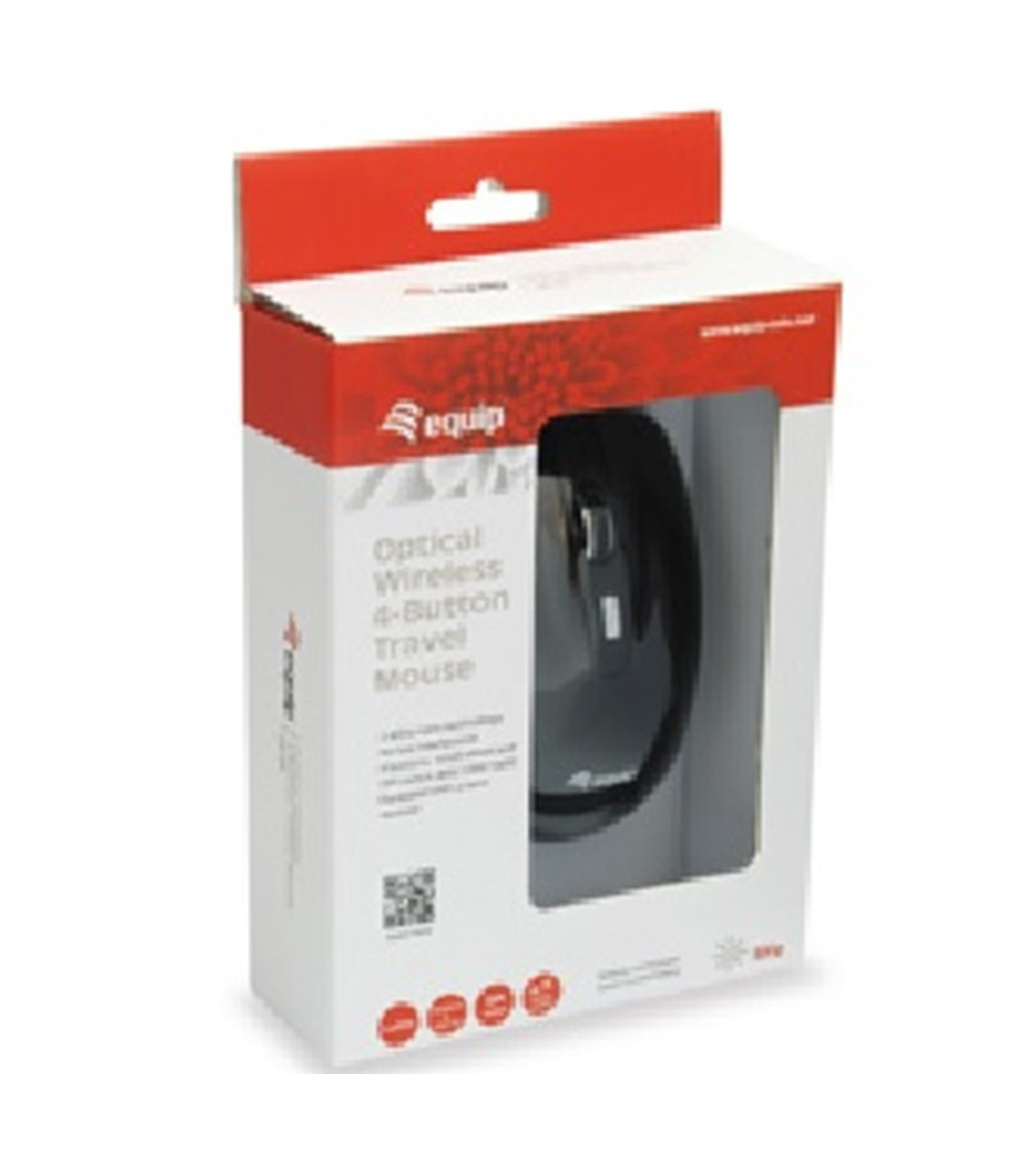 Mouse raton equip life optico - wireless inalambrico - 1600dpi