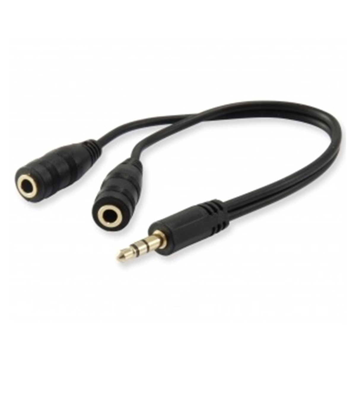 Cable audio equip mini jack 3.5mm macho a 2 jack 3.5mm hembra