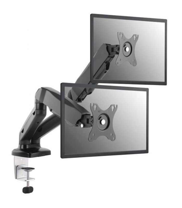 Soporte pantalla equip para mesa 13 pulgadas - 27 pulgadas 2 brazo inclinables para 2 monitor muelle de gas vesa hasta 6.5kg