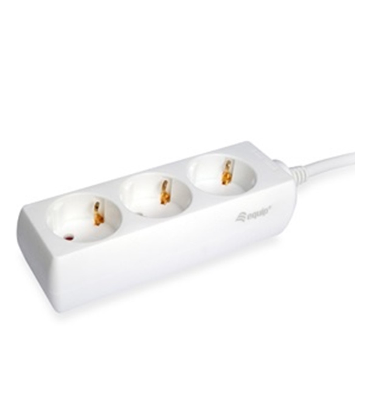 Regleta equip con 3 tomas cable de red de 1.5 metros