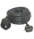 Cable prolongador de corriente silver electrics 2m -  3x 1.5mm -  250v -  16a -  3.500w negro