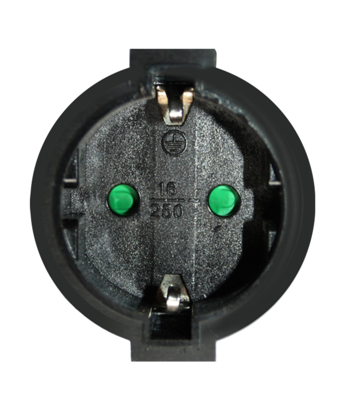 Cable prolongador de corriente silver electrics 2m -  3x 1.5mm -  250v -  16a -  3.500w negro