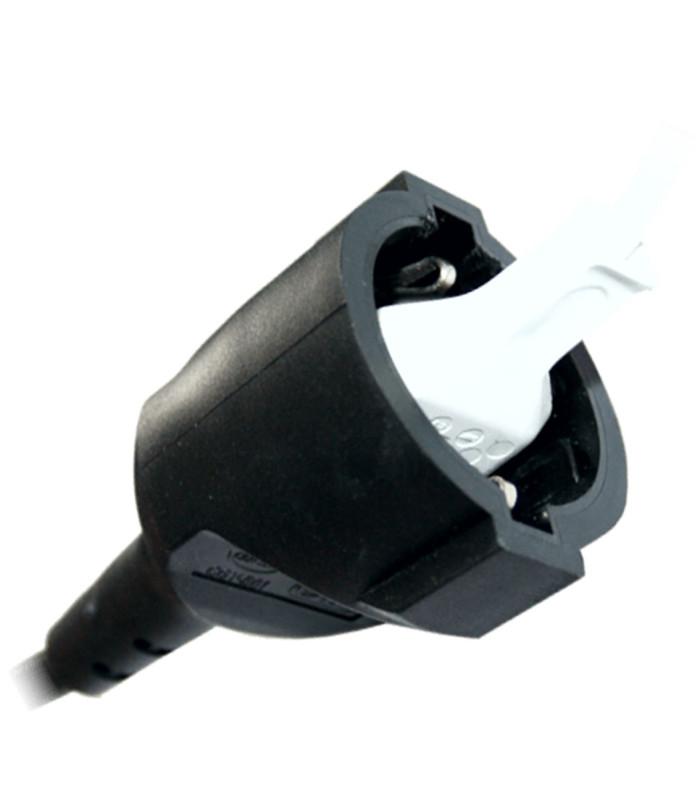 Cable prolongador de corriente silver electrics 2m -  3x 1.5mm -  250v -  16a -  3.500w negro