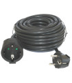 Cable prolongador de corriente silver electrics 3m - 3x 1.5mm - 250v - 16a - 3.500w negro