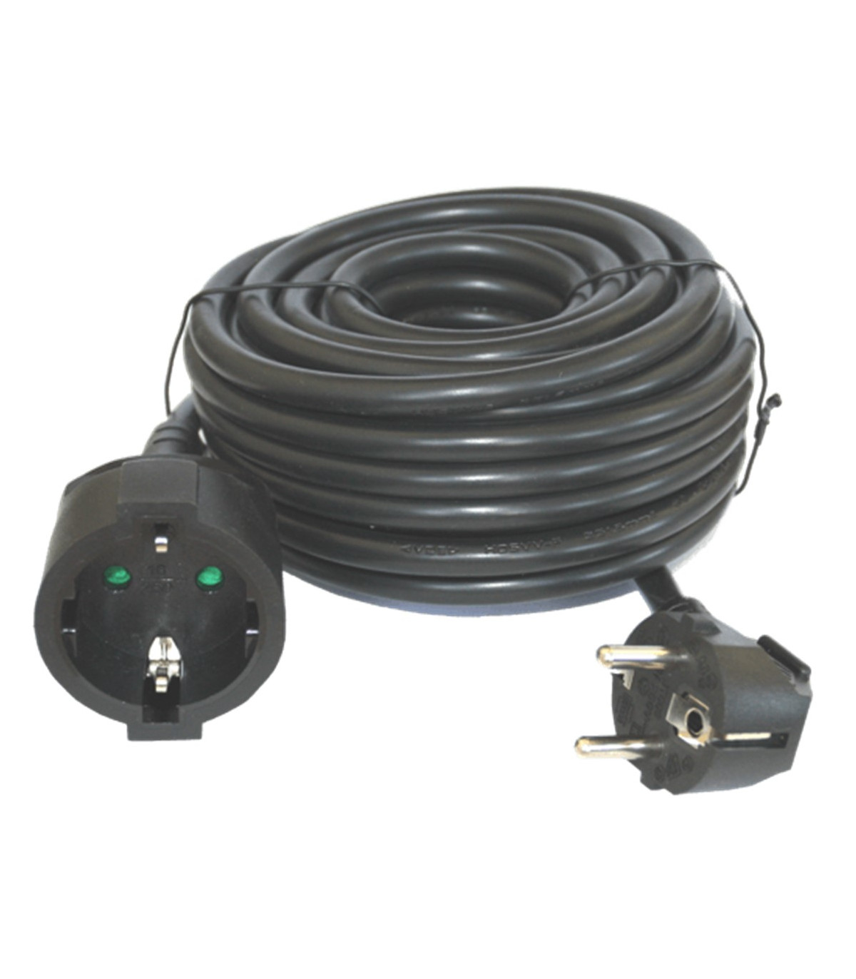 Prolongador de corriente silver electrics m -  3x 1.5mm -  250v -  16a -  3.500w negro