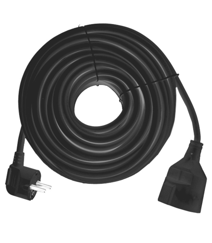 Prolongador de corriente silver electrics m -  3x 1.5mm -  250v -  16a -  3.500w negro