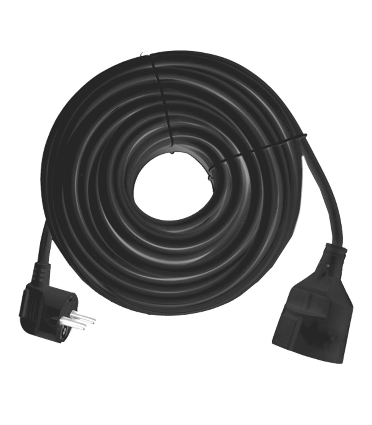 Prolongador de corriente silver electrics m -  3x 1.5mm -  250v -  16a -  3.500w negro