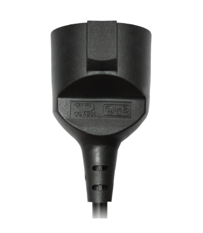 Prolongador de corriente silver electrics m -  3x 1.5mm -  250v -  16a -  3.500w negro