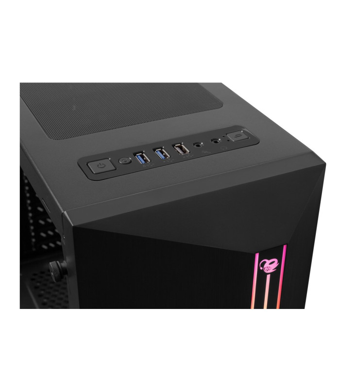 Caja ordenador gaming deep gaming dgc200 rgb atx usb 3.0 sin fuente