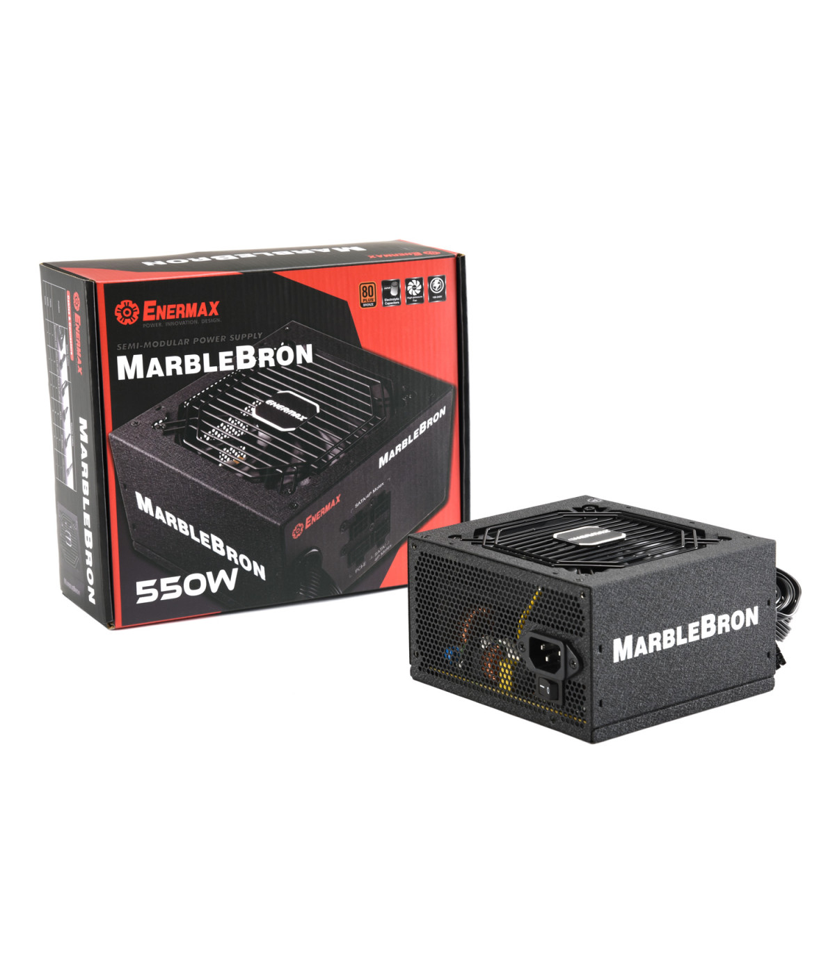 Fuente de alimentacion enermax marblebron 550w 80+ bronze semi - modular