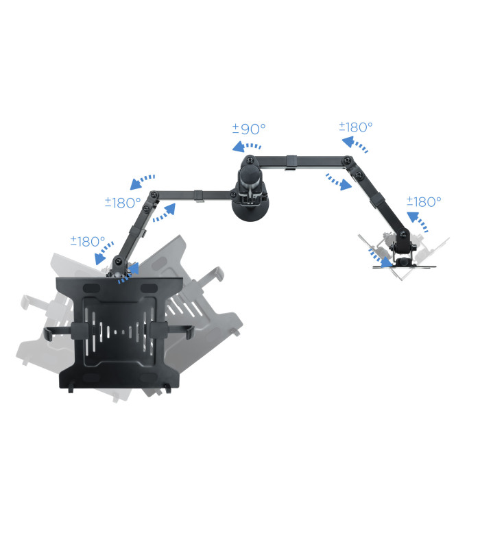 Soporte de mesa tooq para pantalla 13 pulgadas - 32 pulgadas y portatil