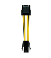 Cable alimentacion nanocable placa - micro 4 pin hembra a 8 pin macho