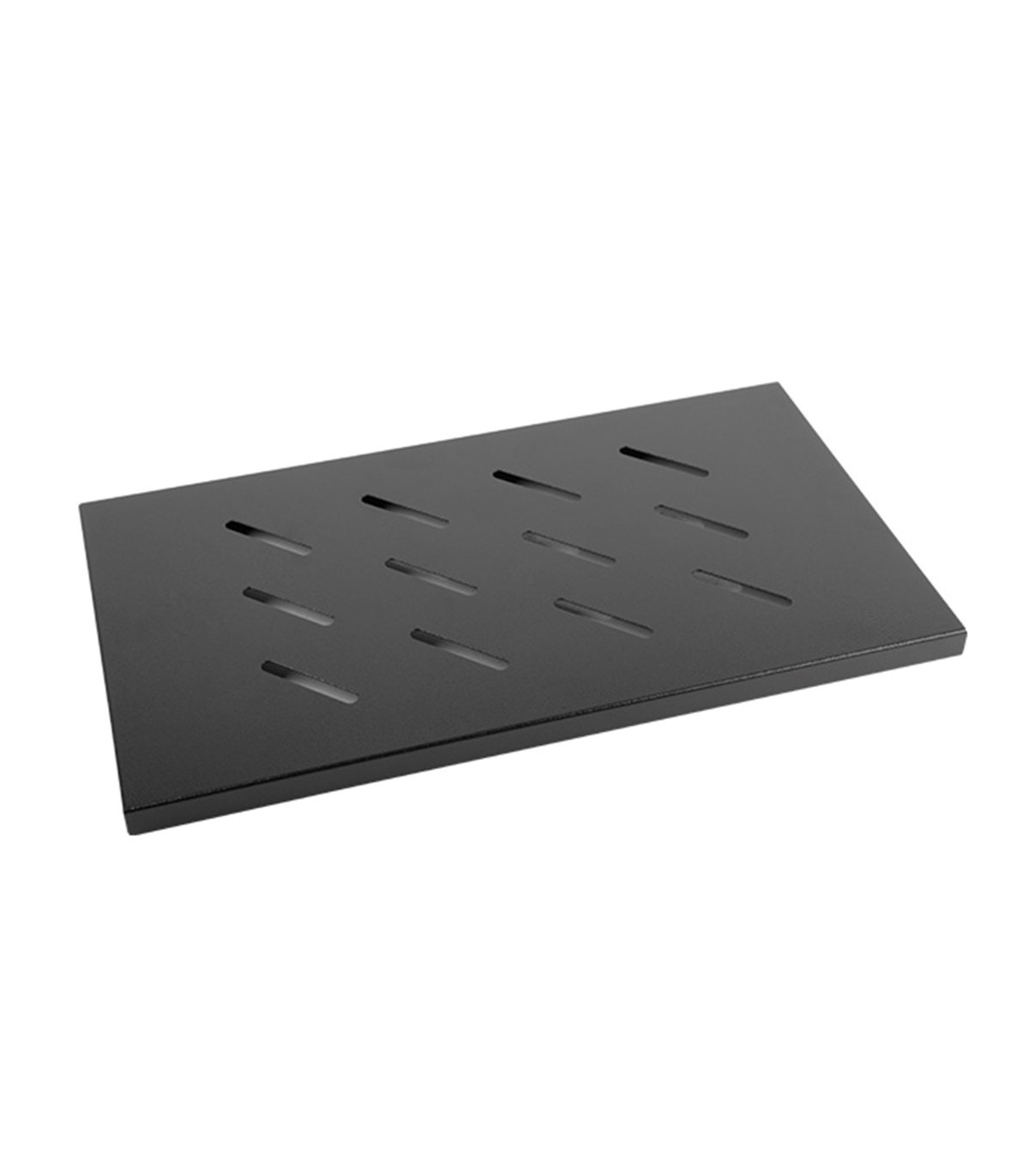 Bandeja fija lanberg 1u 483x300 mm hasta 25kg rack de 19 negro