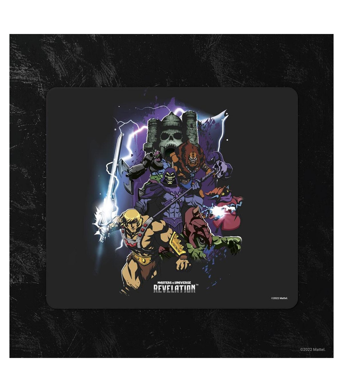 Alfombrilla gaming maestros del universo revelation grayskull's destiny  25 x 22cm