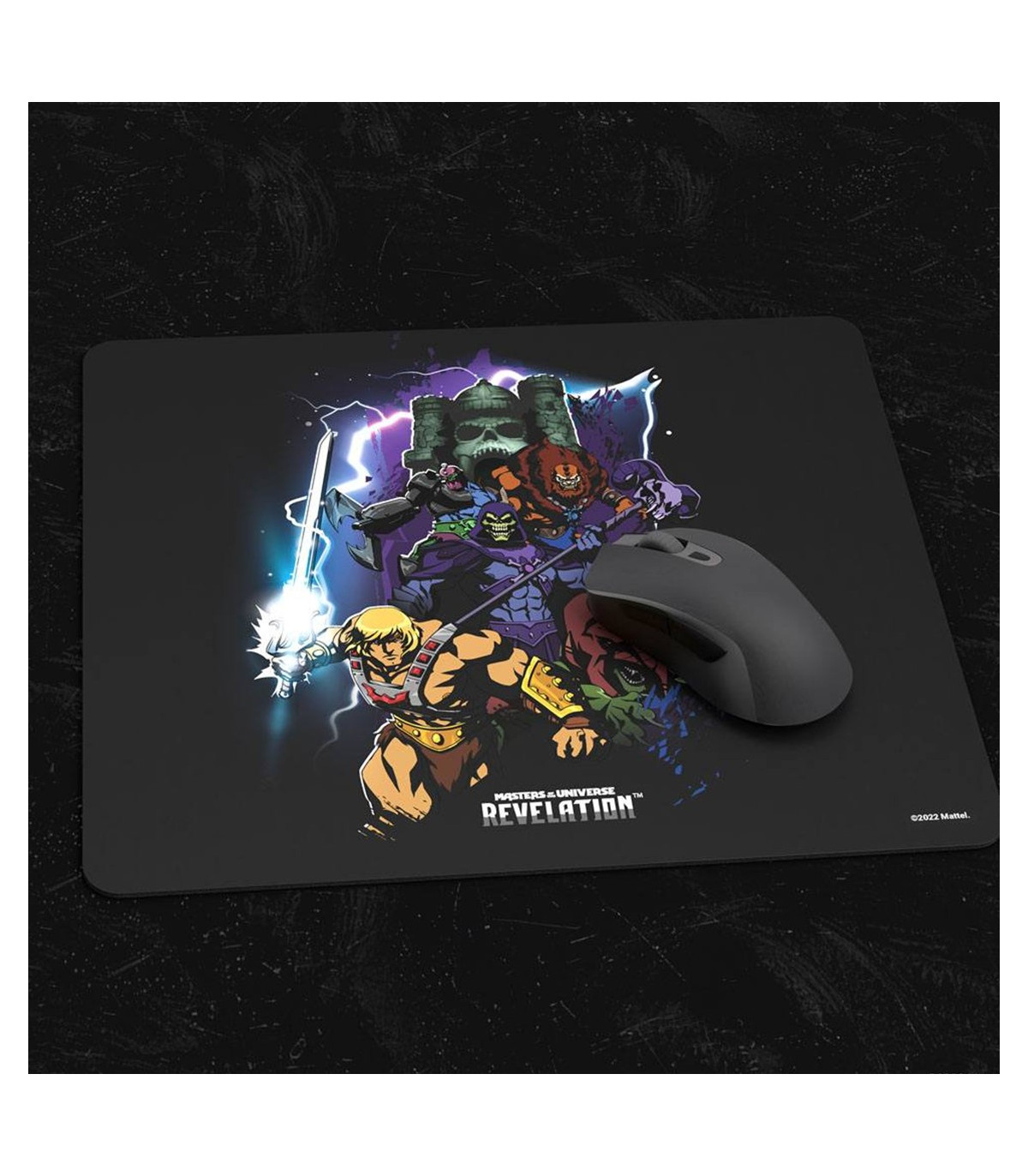 Alfombrilla gaming maestros del universo revelation grayskull's destiny  25 x 22cm