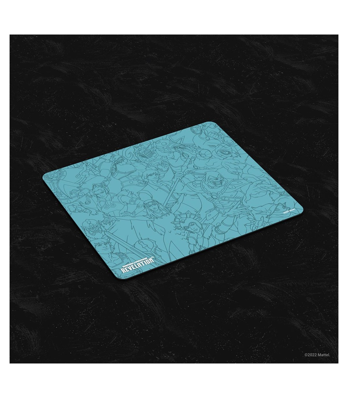 Alfombrilla gaming maestros del universo revelation heroes y villanos 25 x 22cm
