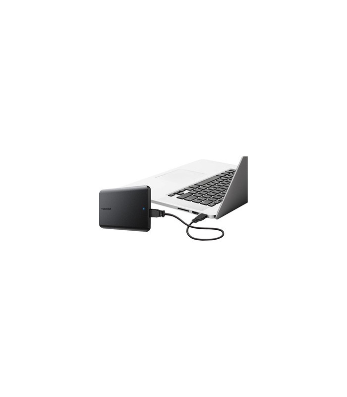 Disco duro externo hdd toshiba 2tb canvio basic 2.5 pulgadas usb 3.2 negro