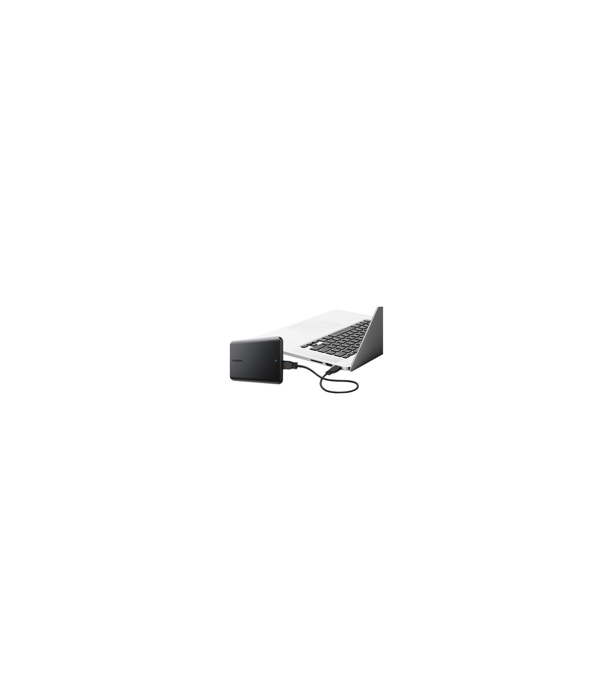 Disco duro externo hdd toshiba 2tb canvio basic 2.5 pulgadas usb 3.2 negro
