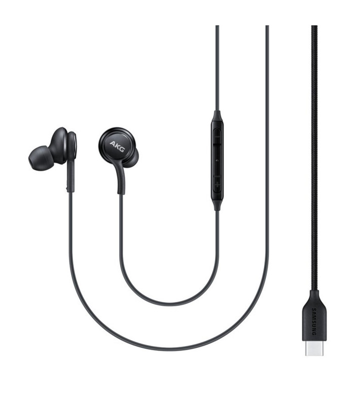 Auriculares samsung original akg black -  usb tipo c