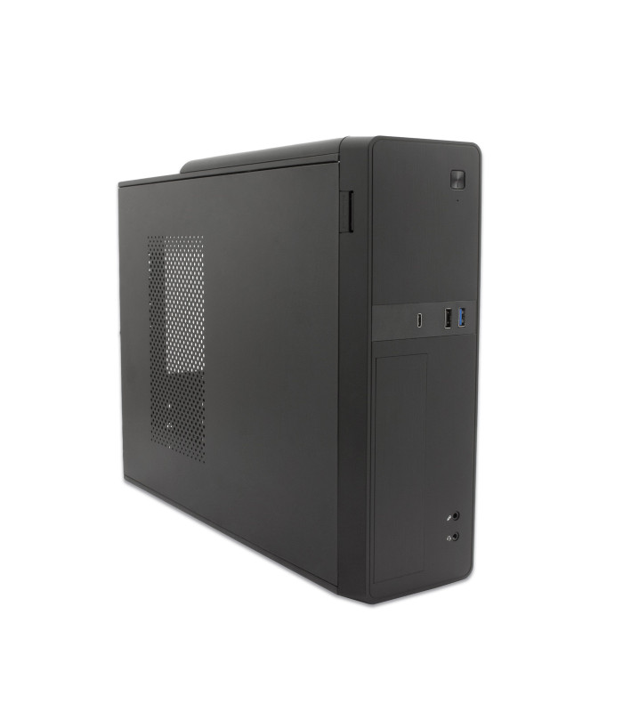 Caja ordenador sobremesa coolbox microatx slim t310 usb - c  lector de tarjetas fuente sfx incluida