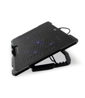 Soporte - base refrigeracion para portatil coolbox ajustable haste 17.3 pulgadas