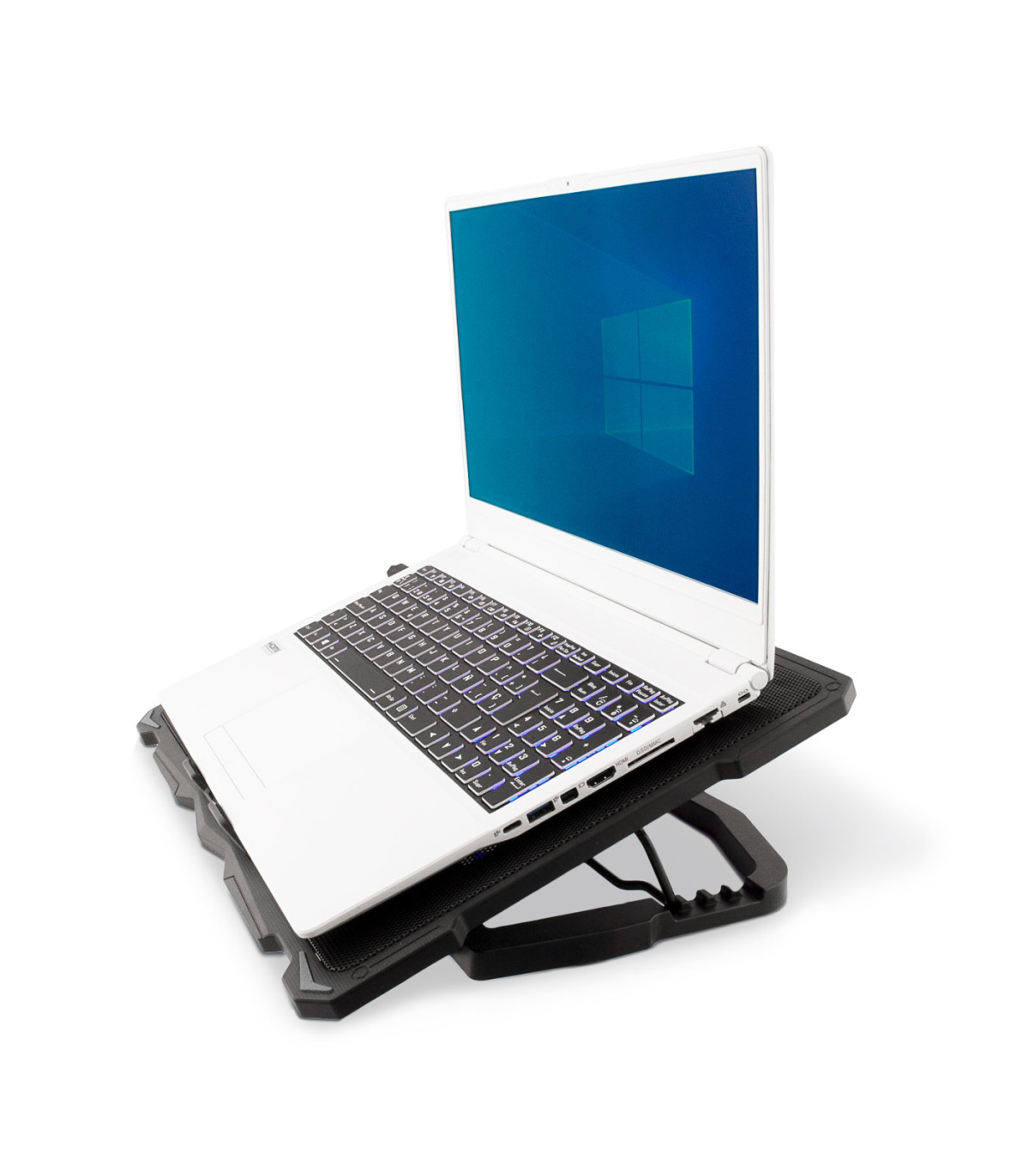 Soporte - base refrigeracion para portatil coolbox ajustable haste 17.3 pulgadas