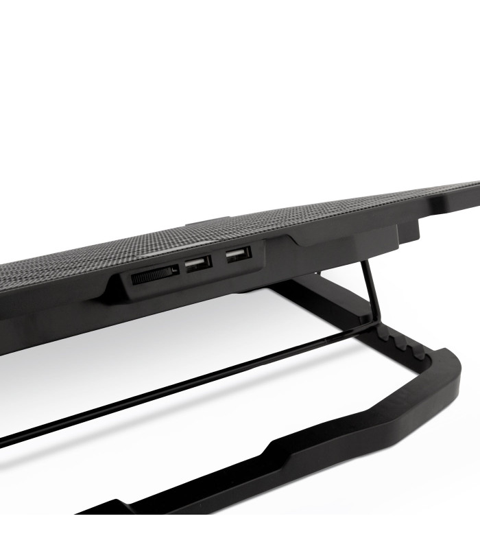 Soporte - base refrigeracion para portatil coolbox ajustable haste 17.3 pulgadas