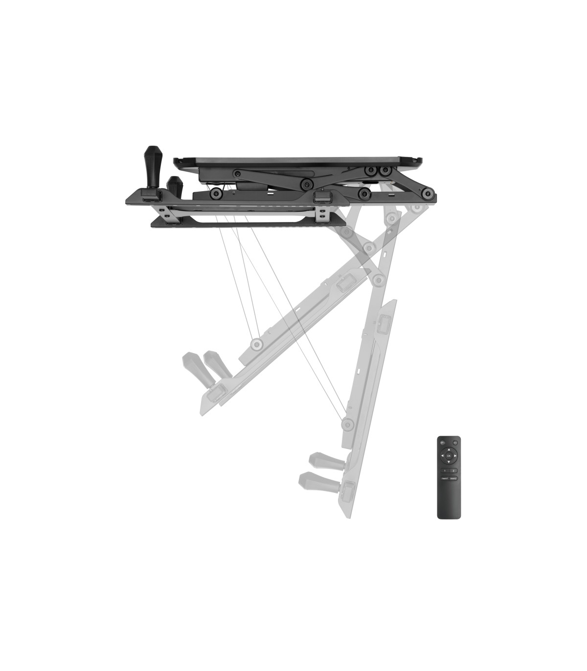Soporte de techo equip para pantalla 32 pulgadas -  70 pulgadas - monitorizado vesa max 600 x 400 - hasta 35kg