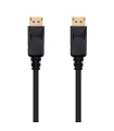 Cable displayport nanocable 1m - macho - macho - negro