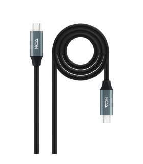 Cable usb tipo c nanocable 3m usb 3.2 gen2x2 100w 4k - 60hz usb - c m - m